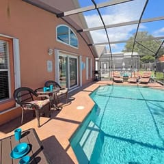 Ref 17. Lake Berkley. Superb Villa , own pool. BBQ.Nr Disney