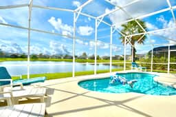 Ref 42.  Stunning pool Home with Lake View. Near Disney