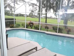 ref 47. Stunning villa with golf course view. South pool.