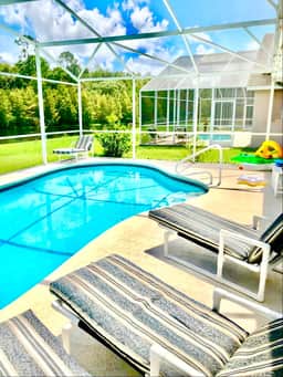 Ref 53. Stunning villa, own pool with lake view. Near Disney