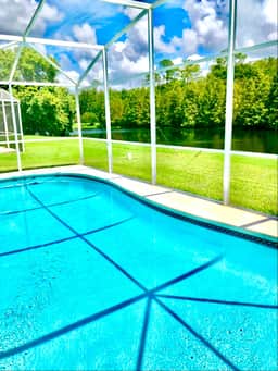 Ref 53. Stunning villa, own pool with lake view. Near Disney