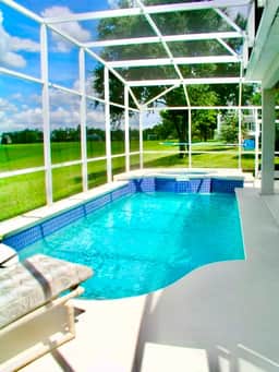 Ref 97. Villa with pool/spa conservation view. Near Disney