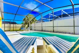 Ref 116. Stunning villa with South facing pool. Near Disney