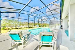 ref 807. Stunning villa, south facing pool/spa. Near Disney