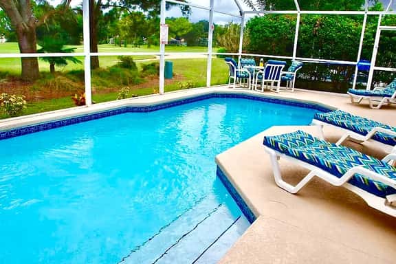 ref 47. Stunning villa with golf course view. South pool. - Image 1