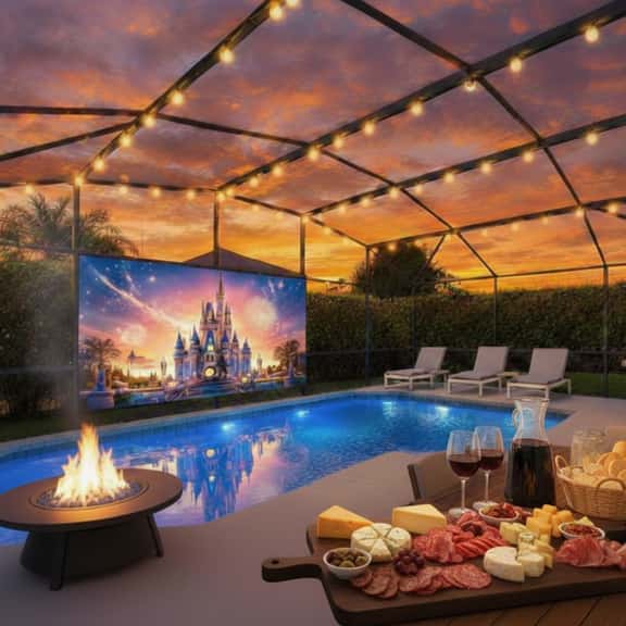 Ref 11. Lake Berkley, outdoor cinema, own pool. Near Disney - Image 1