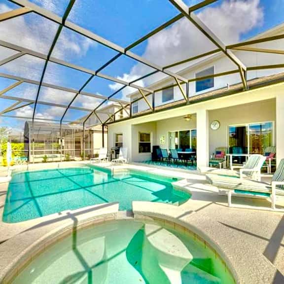 ref 807. Stunning villa, south facing pool/spa. Near Disney - Image 1