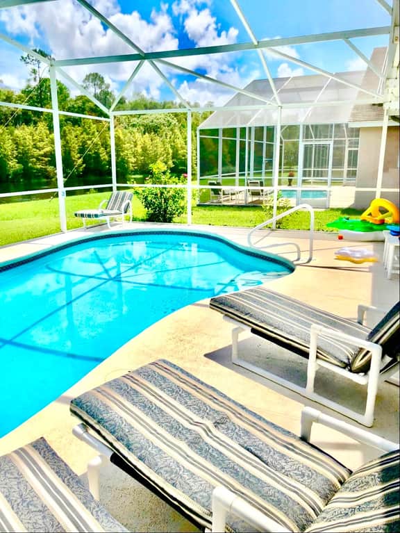 Ref 53. Stunning villa, own pool with lake view. Near Disney