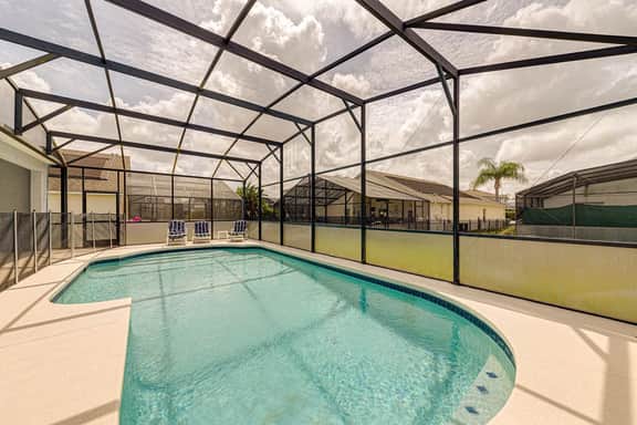 Ref 67. Stunning villa with South facing pool. Near Disney