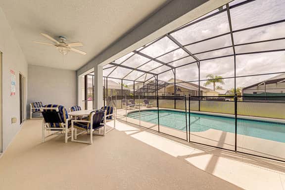 Ref 67. Stunning villa with South facing pool. Near Disney