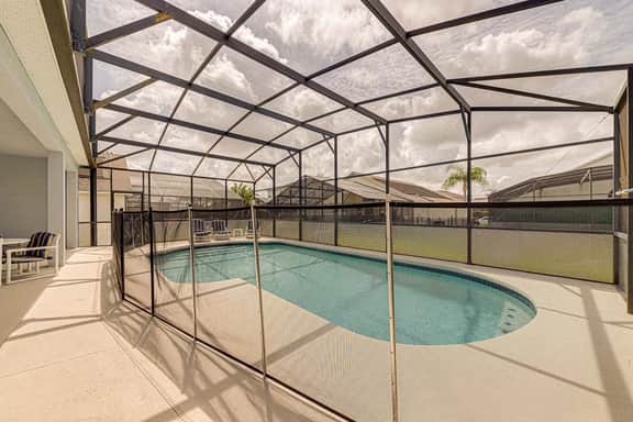 Ref 67. Stunning villa with South facing pool. Near Disney