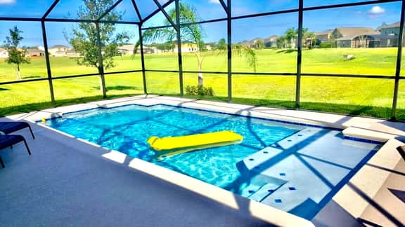 Ref 98. Beautiful villa, own pool,  gated Resort near Disney