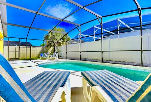 Ref 116. Stunning villa with South facing pool. Near Disney