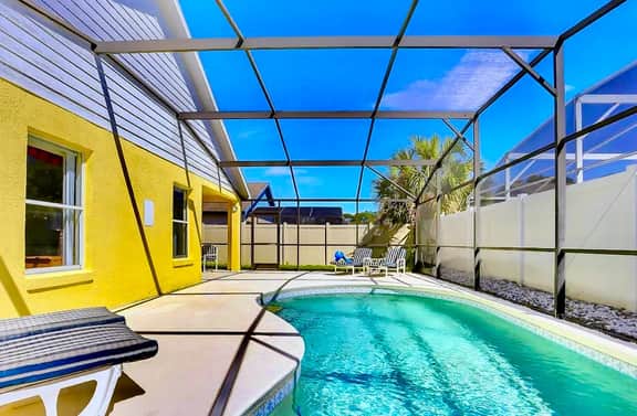 Ref 116. Stunning villa with South facing pool. Near Disney