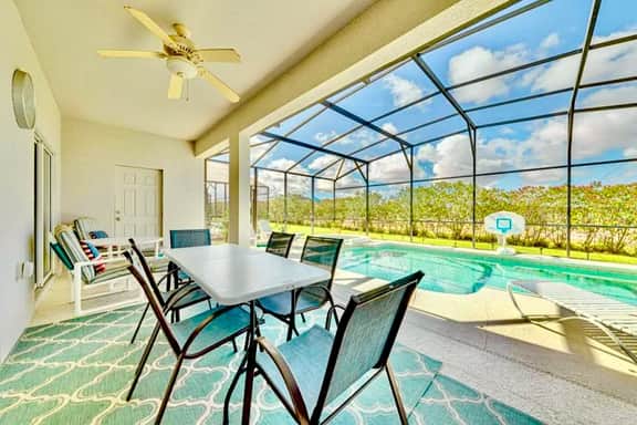 ref 807. Stunning villa, south facing pool/spa. Near Disney