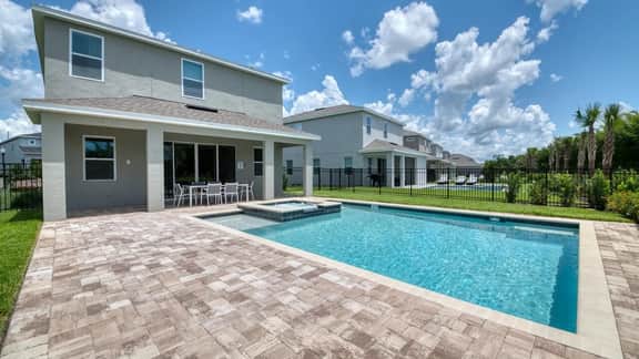 ref 41. Stunning villa own South facing pool. Near Disney - Image 3