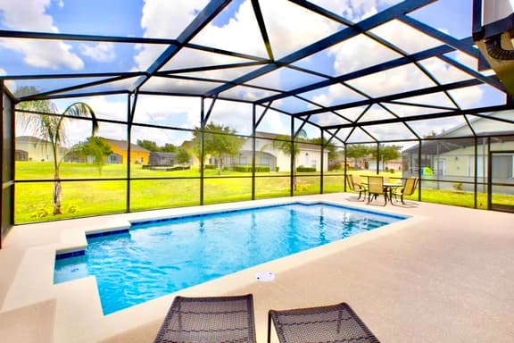 Ref 98. Beautiful villa, own pool,  gated Resort near Disney