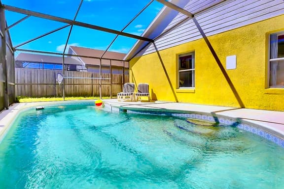 Ref 116. Stunning villa with South facing pool. Near Disney